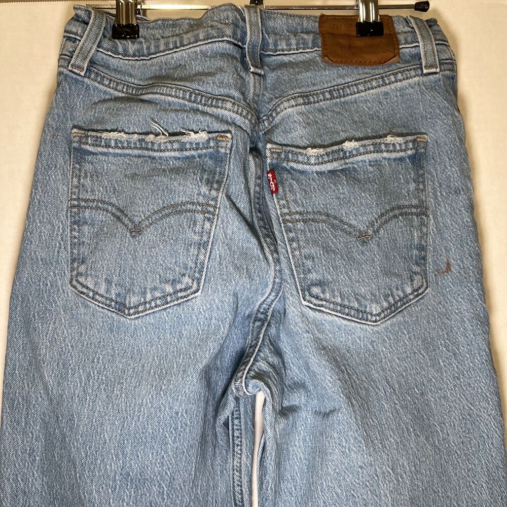Levi's Premium 70s High Flare Size 26 Big E - Picture 6 of 12